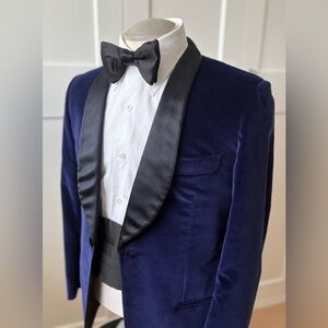 Special Kiton Midnight Blue Velvet Tuxedo